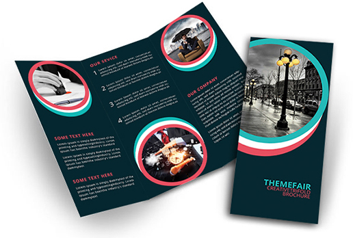 tri-fold business brochure