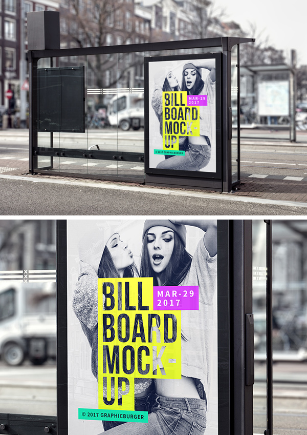 Download 22 Free Psd Advertising Mockup S Of Posters Billboards Etc PSD Mockup Templates