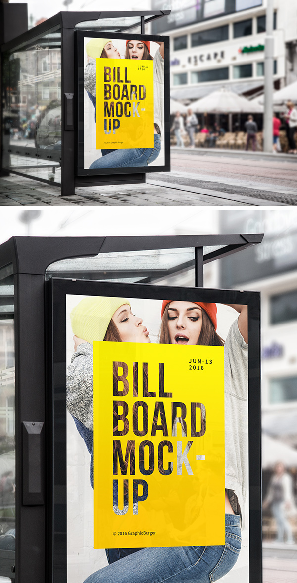 Download 22 Free PSD Advertising Mockup-s of Posters, Billboards, Etc.