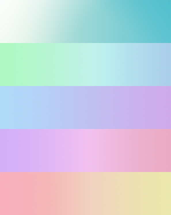5 gradient backgrounds
