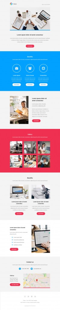 Classy - Free HTML Email Template - Free PSD Files